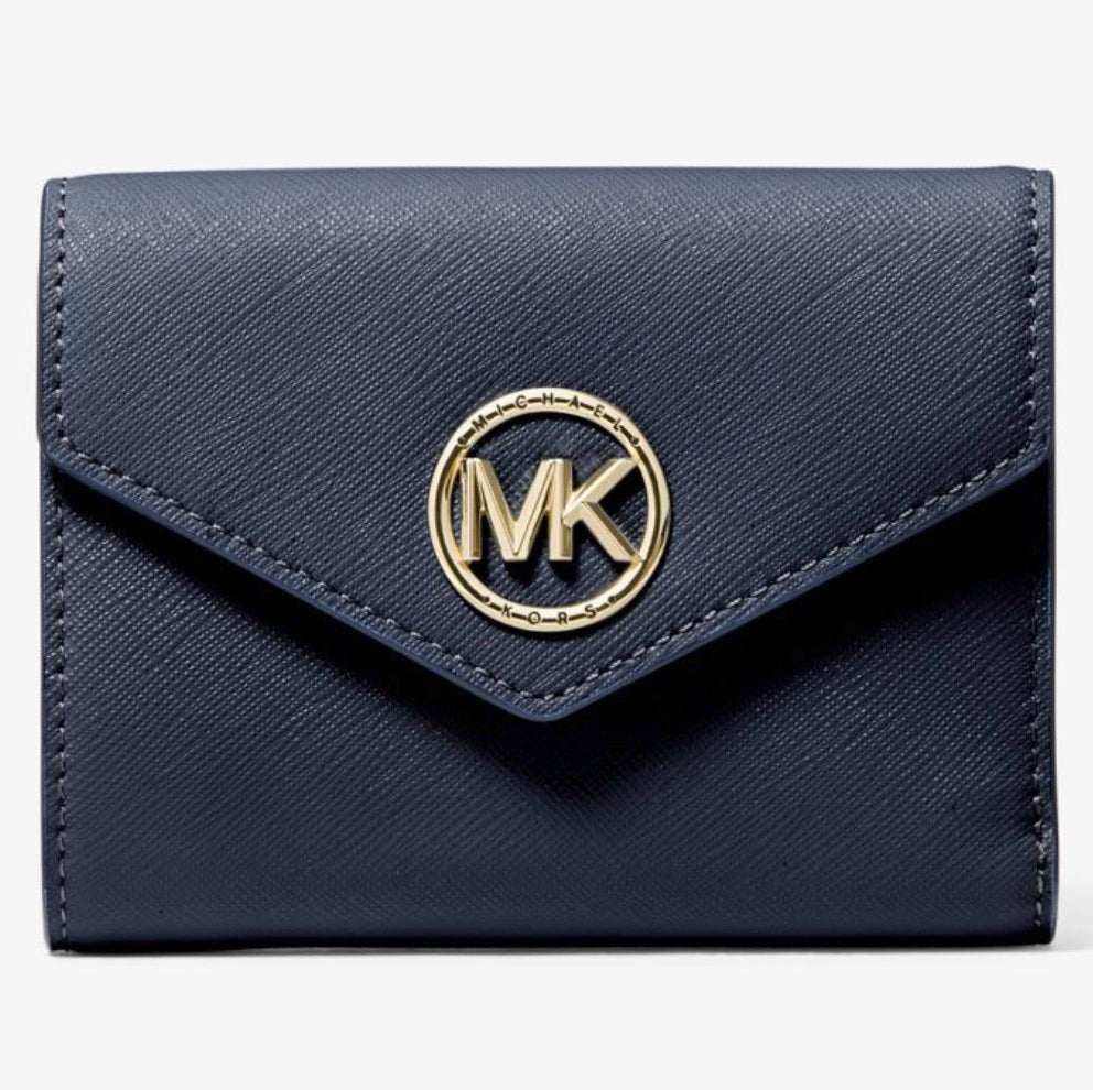 Mk shop navy wallet