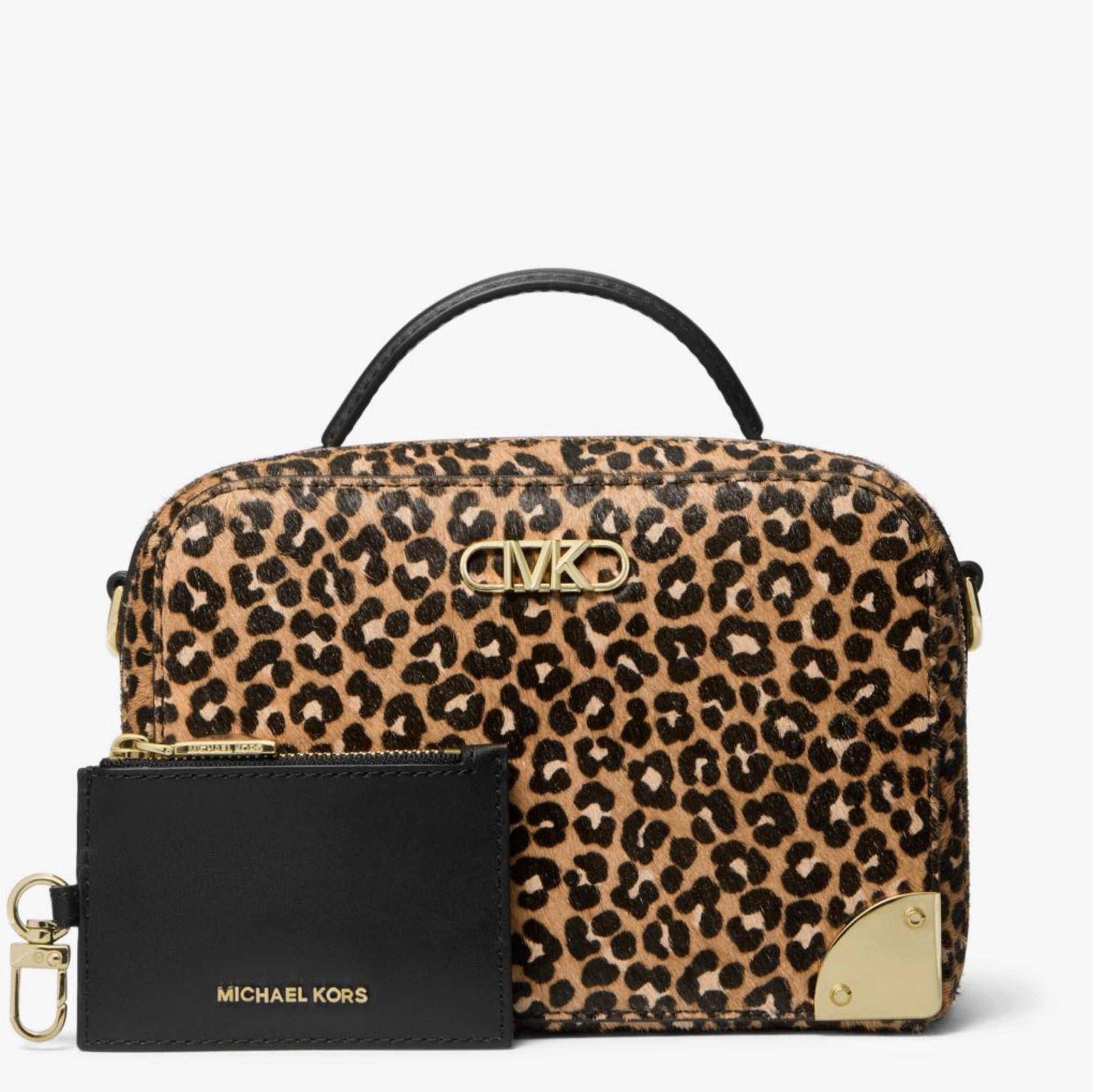 Leopard calf hair outlet handbag