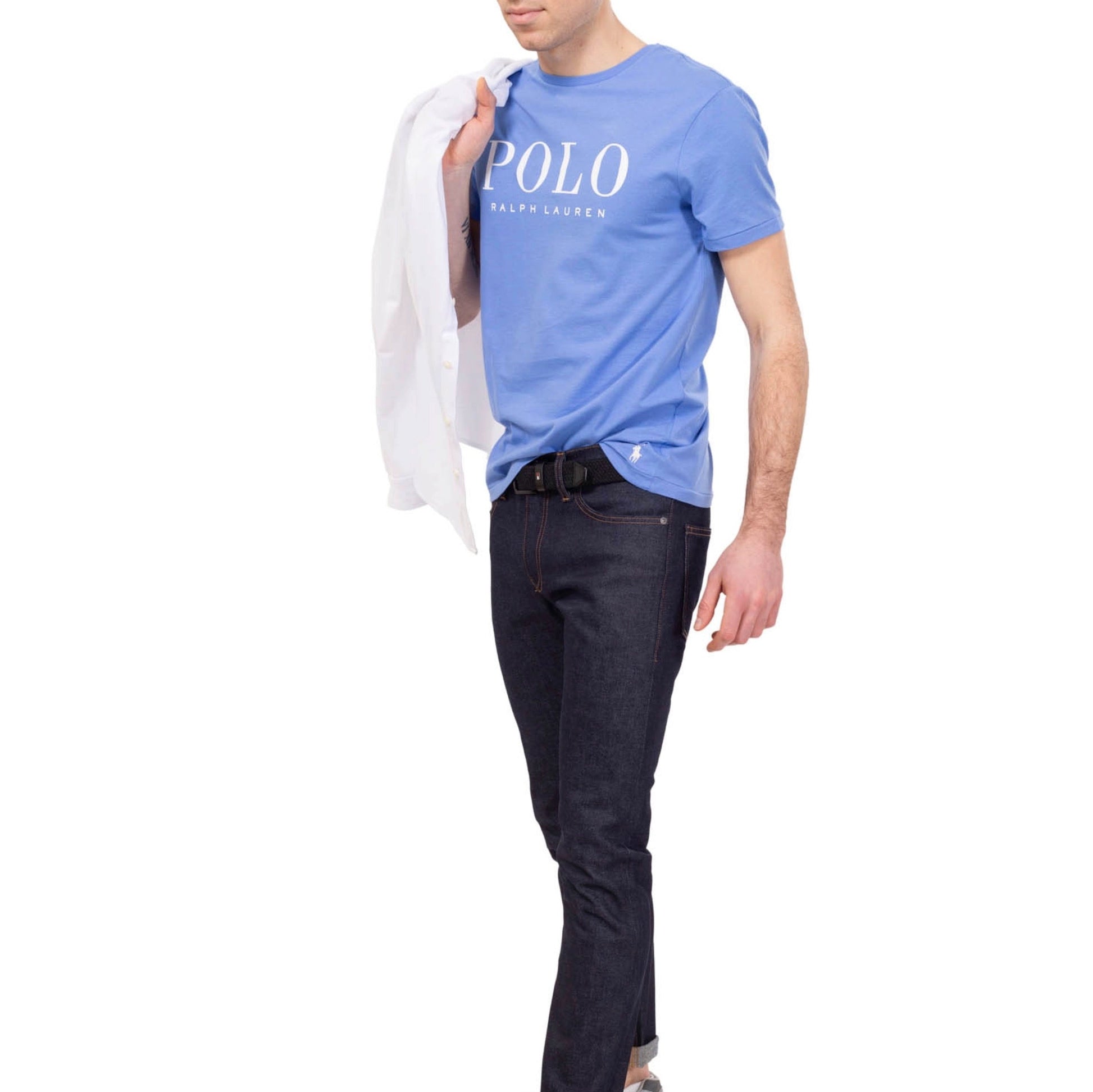 Polo Ralph Lauren SLIM FIT - Polo shirt - harbor island blue/blue